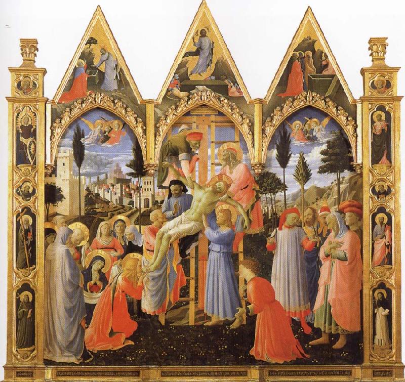 Fra Angelico Deposition Spain oil painting art